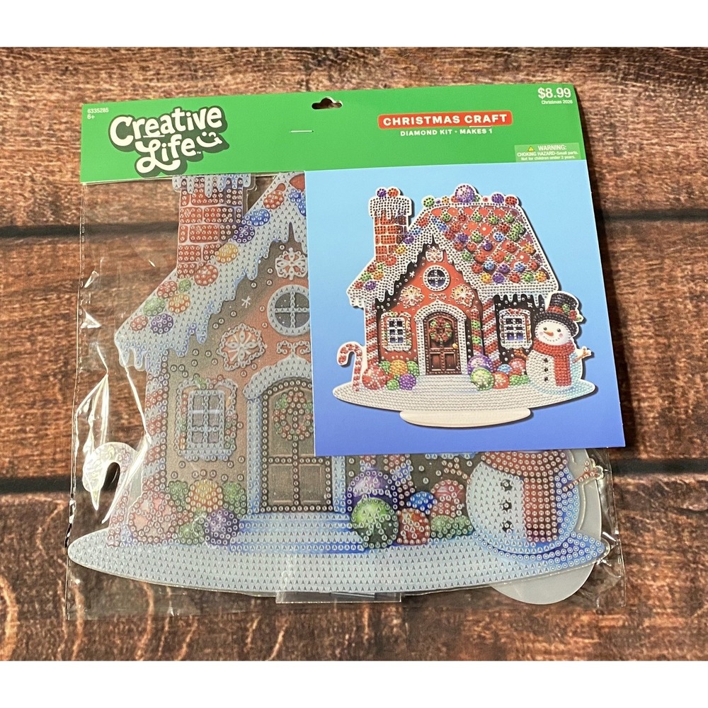 Gingerbread House Acrylic Standing Diamond Painting Kit Hobby Lobby
